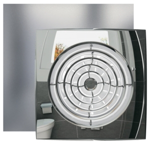 Вентилятор ERA DiCiTi AURA 5C Chrome d125 с обратным клапаном
